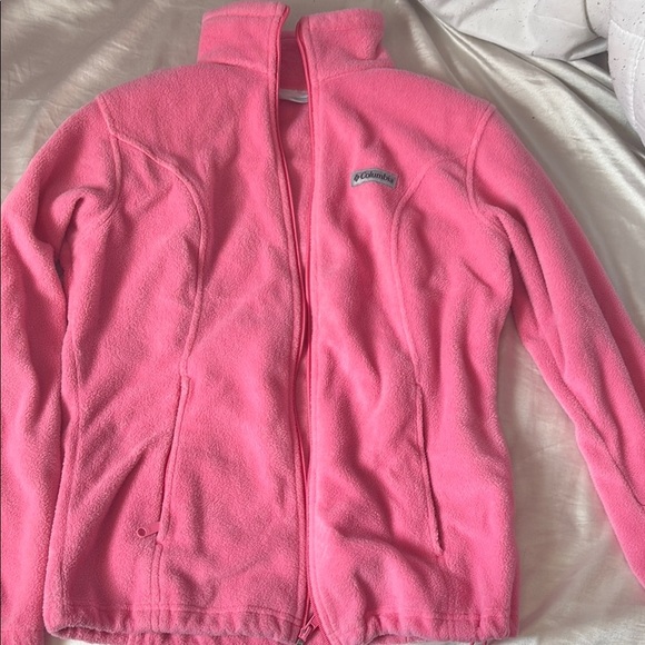 Columbia Women's Pink Fleece Jacket - Picture 1 of 5